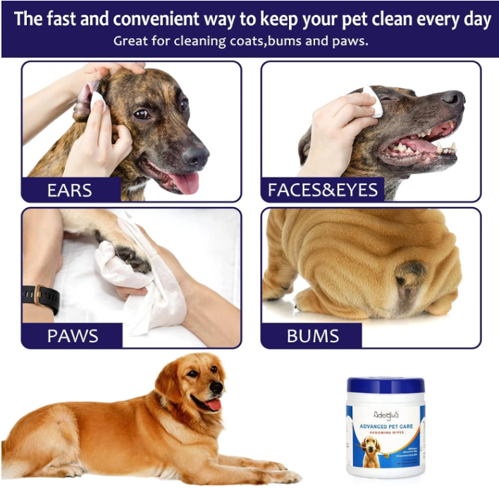 Advanced Pet Grooming Wipes